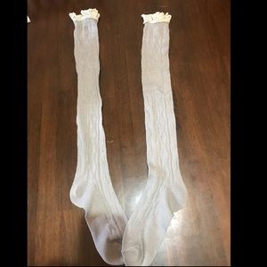 Thigh high boot socks